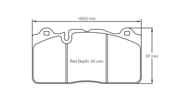 Pagid Racing Brake Pads No. 8091